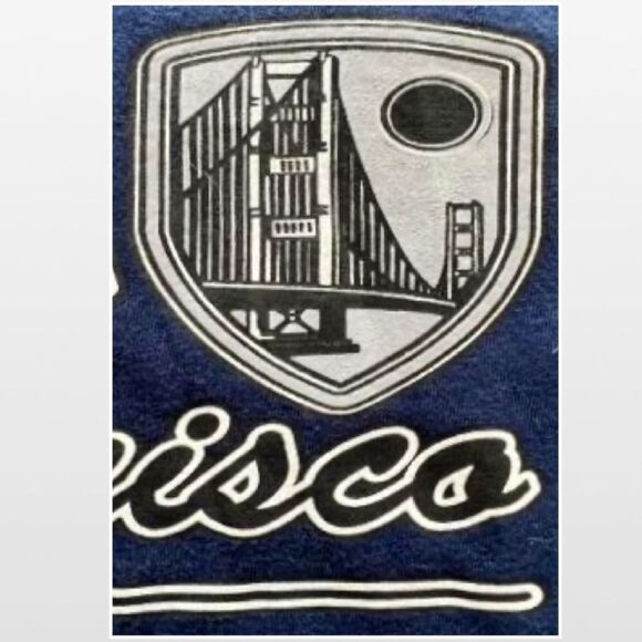 San Francisco Blue Unisex Top - Picture 4 of 11